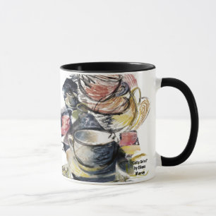 Taza de café diaria de la rutina