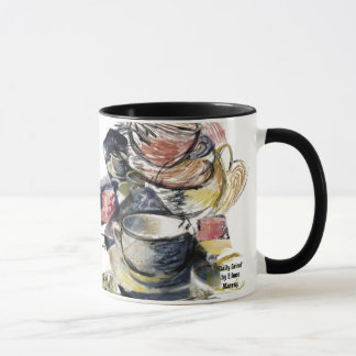 Taza de café diaria de la rutina