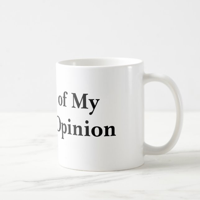 Taza De Café Diario de mi opinión actual (Derecha)