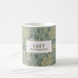 Taza De Café Diario Dotado Personalizado William Morris Jasmine