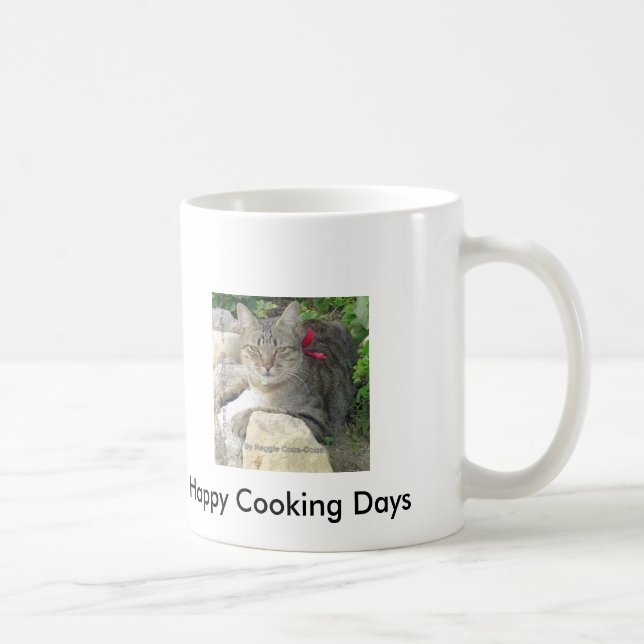 Taza De Café Días de cocinar felices (Derecha)