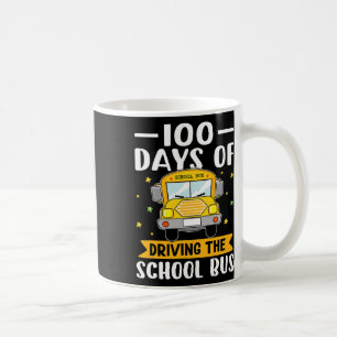 Taza De Café Días De Conducción En Autobús Escolar 1