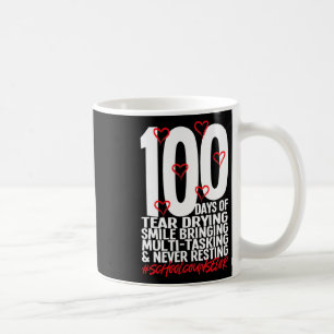 Taza De Café Días De Consejero Escolar 100 Día De Colegio