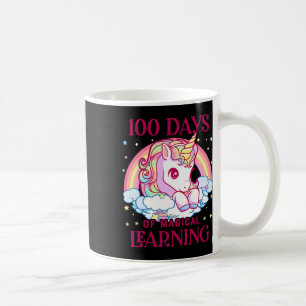 Taza De Café Días De Escuela Chicas De Unicornio Profesores 100
