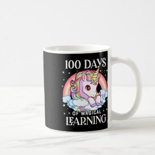 Taza De Café Días De Escuela Chicas De Unicornio Profesores 100