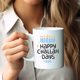Taza De Café Días de Hanukkah Challah