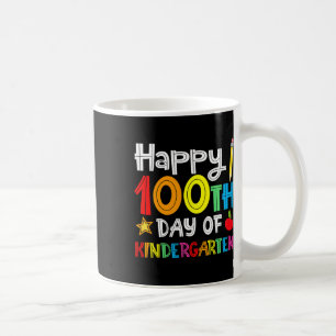 Taza De Café Días De Jardín De Niños - Feliz Día 100 del Colegi