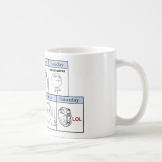 Taza De Café Días de la semana Memes