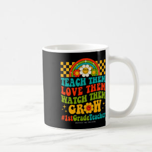 Taza De Café Días De Maestra De Primer Grado Les Encanta Observ