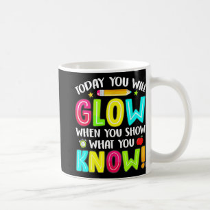 Taza De Café Días De Pruebas Graciosas Para Niños Docentes