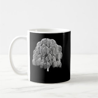 Taza De Café Días de refugio de árboles silvestres llorosos