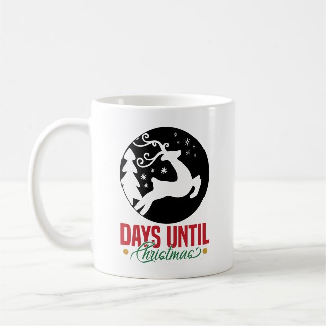 Taza De Café Días hasta la Navidad-14531 (Izquierda)