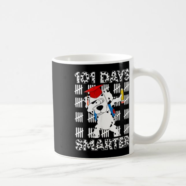 Taza De Café Días más inteligentes: 100° día escolar 100 para n (Derecha)