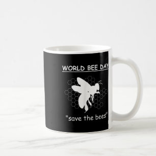Taza De Café Días Mundiales de Abejas - Salven Las Abejas - Med