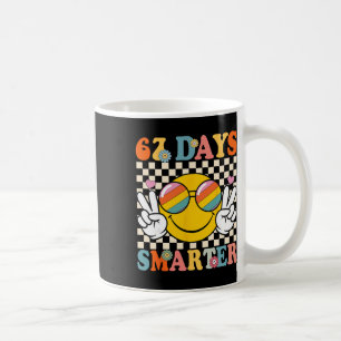 Taza De Café Días Retro 67 Más Inteligente 67 Días De Colegio T
