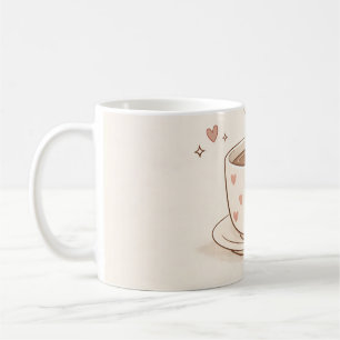 Taza De Café Días suaves, pensamientos acogedores - Arte de taz