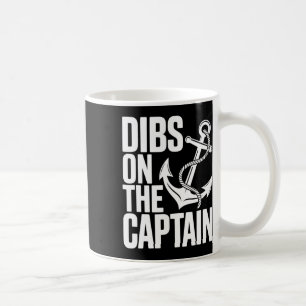 Taza De Café Dibs En El Capitán Chica Divertida Crucero Por El