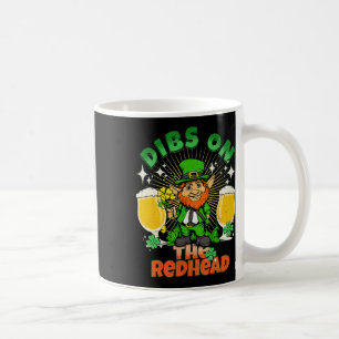 Taza De Café Dibs En La Pelirroja Divertido Día De San Patricio