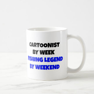 Taza De Café Dibujante de la leyenda de la pesca