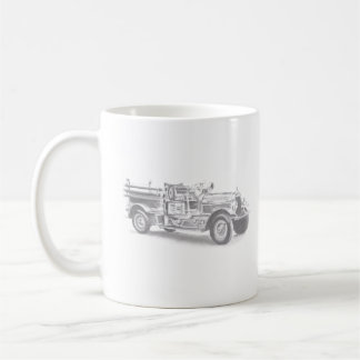 Taza De Café dibujante vintage de piquetes de pirotécnicos para