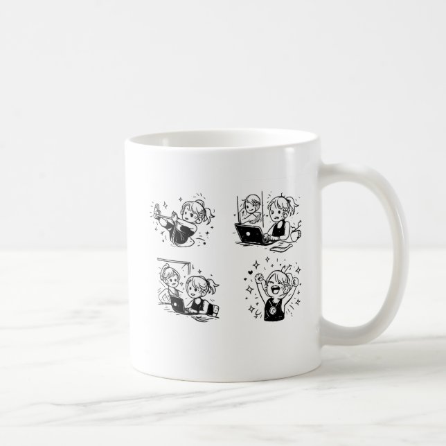 Taza De Café Dibujo  (Derecha)