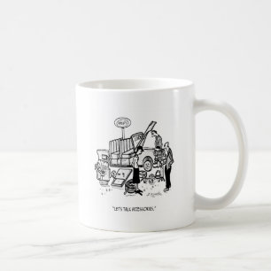 Taza De Café Dibujo animado 3162 del concesionario de coches