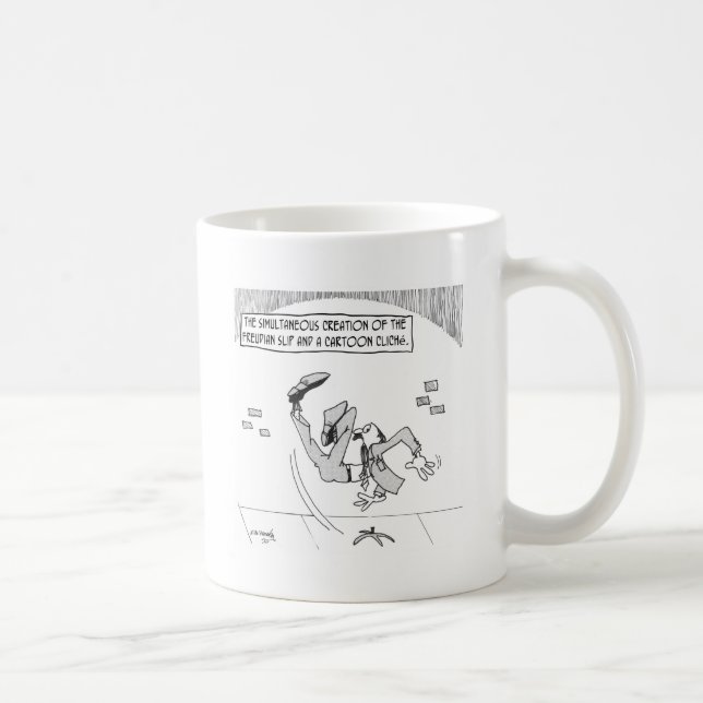 Taza De Café Dibujo animado 3169 de Freud (Derecha)