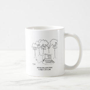 Taza De Café Dibujo animado 3633 de la inteligencia artificial