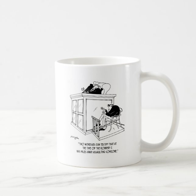 Taza De Café Dibujo animado 5495 del crimen (Derecha)