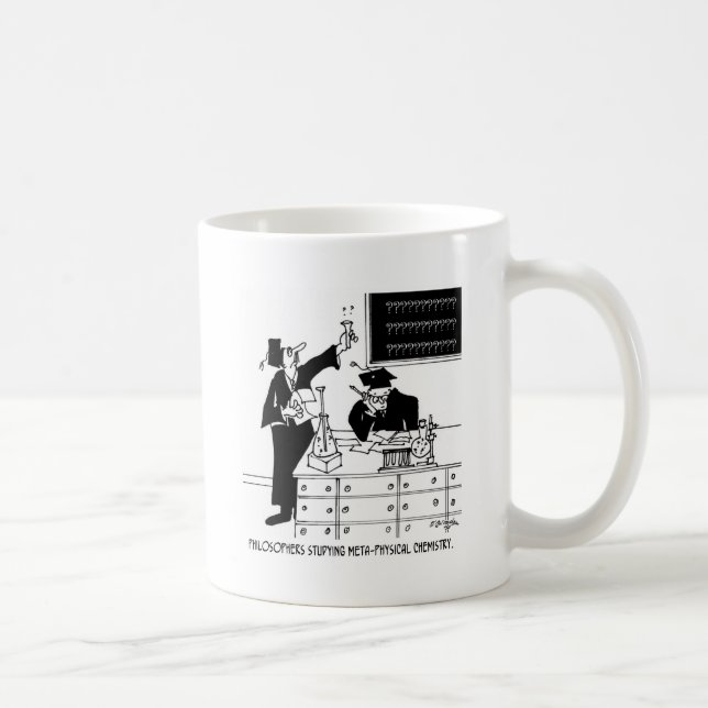 Taza De Café Dibujo animado 6047 de la filosofía (Derecha)