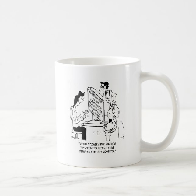 Taza De Café Dibujo animado 7314 del espirómetro (Derecha)