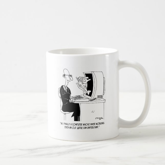 Taza De Café Dibujo animado 7496 del juez (Derecha)