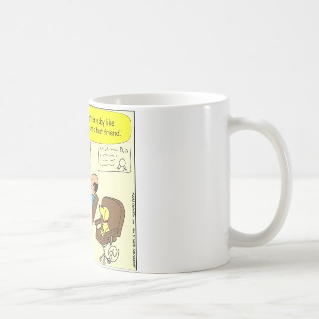 Taza De Café dibujo animado de 272 mejores amigos (Derecha)
