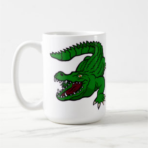 Taza De Café dibujo animado de cocodrilo