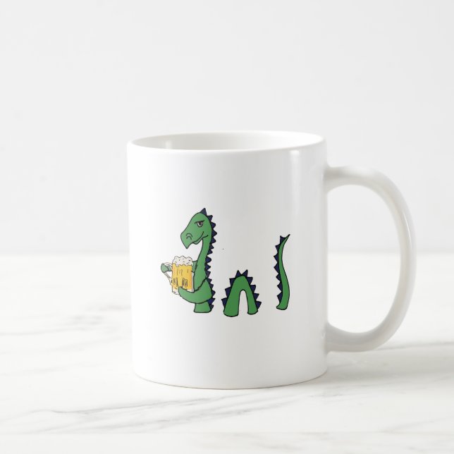 Taza De Café Dibujo animado de consumición de la cerveza del (Derecha)