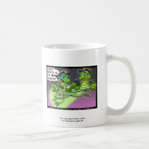Taza De Café Dibujo Animado de la Policía de Homicidios de Rana
