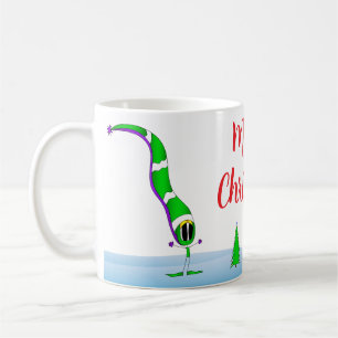 Taza De Café Dibujo Animado de Navidad Colorido
