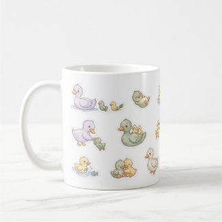Taza De Café Dibujo animado de patito bebé adorable