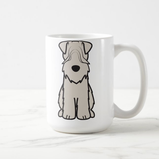 Taza De Café Dibujo animado de trigo suavemente revestido del (Derecha)