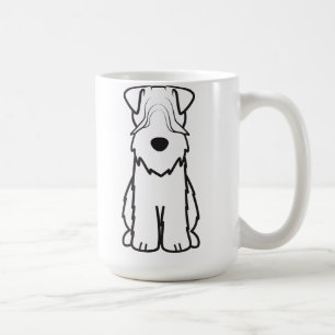 Taza De Café Dibujo animado de trigo suavemente revestido del