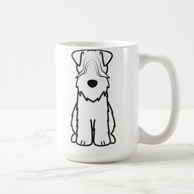 Taza De Café Dibujo animado de trigo suavemente revestido del (Derecha)