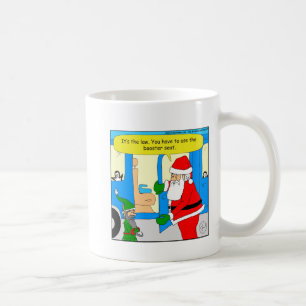 Taza De Café dibujo animado del asiento del aumentador de