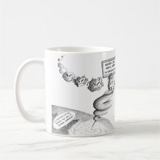 Taza De Café Dibujo animado del cambio de clima