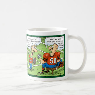 Taza De Café Dibujo animado del fútbol de la fantasía