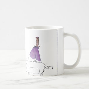 Taza De Café dibujo animado del hombre del vino, fernandes tony