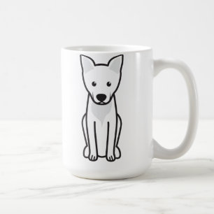 Taza De Café Dibujo animado del perro de Carolina