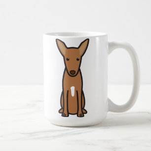 Taza De Café Dibujo animado del perro de caza del Pharaoh