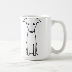 Taza De Café Dibujo animado del perro de Galgo Español