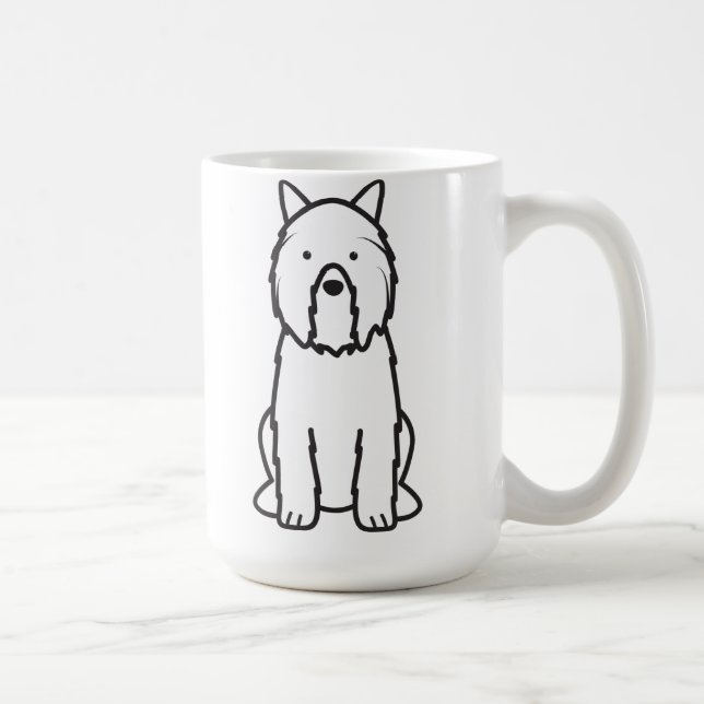 Taza De Café Dibujo animado del perro del DES Flandres de (Derecha)