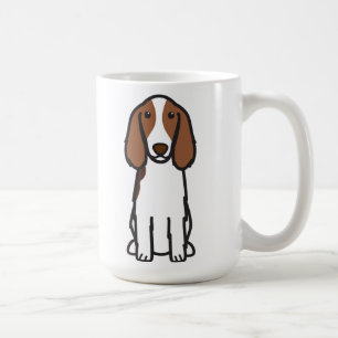 Taza De Café Dibujo animado del perro del perro de aguas de